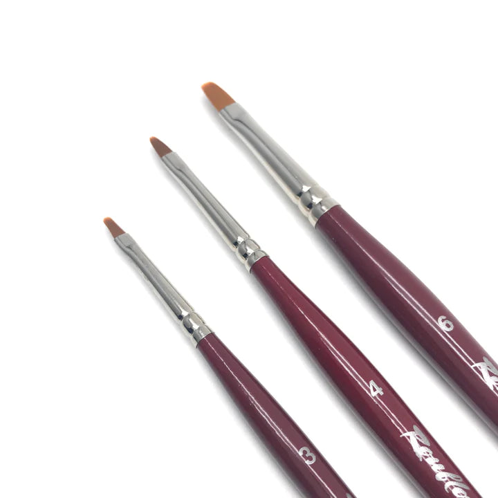 GN33R Roubloff synthetic brush, oval, number 3 image 0