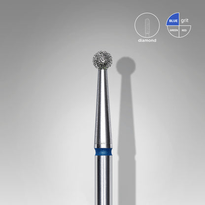 FA01B025   DIAMOND NAIL DRILL BIT, "BALL", BLUE image 0