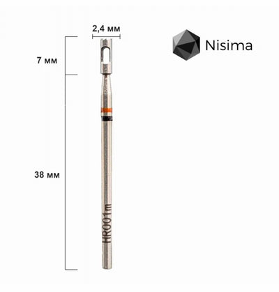 Hr001mK  Carbide crown (hollow) cutter Ã˜ 2.4 mm image 1