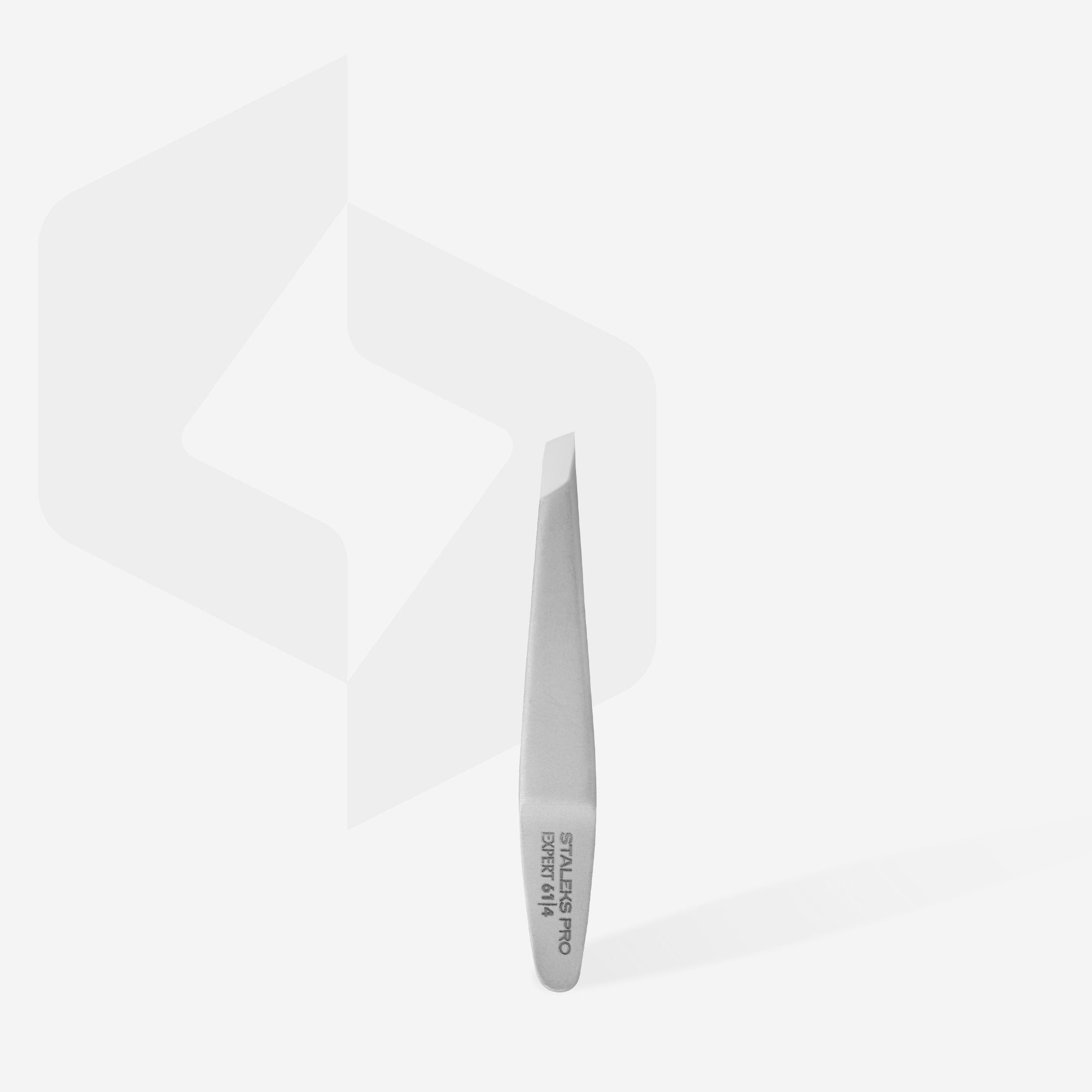 TE-61/4  Eyebrow tweezers Staleks Pro Expert 61 Type 4 image 1