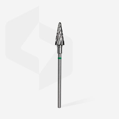 Carbide nail drill bit cone green head EXPERT diameter 6 mm / working part 14 mm