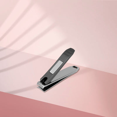KBC-50 Nail clipper with matte handle and nail file, small