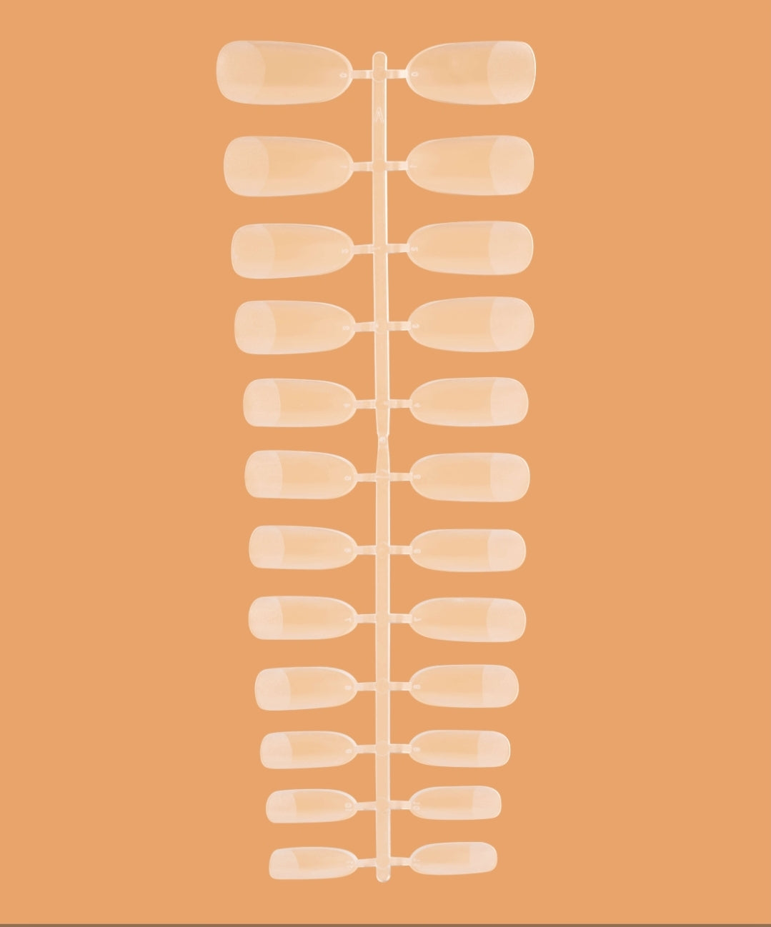 Gel tips for nail extension Oval Medium,  240 pcs/pack image 1