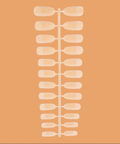 Gel tips for nail extension Oval Medium,  240 pcs/pack image 1