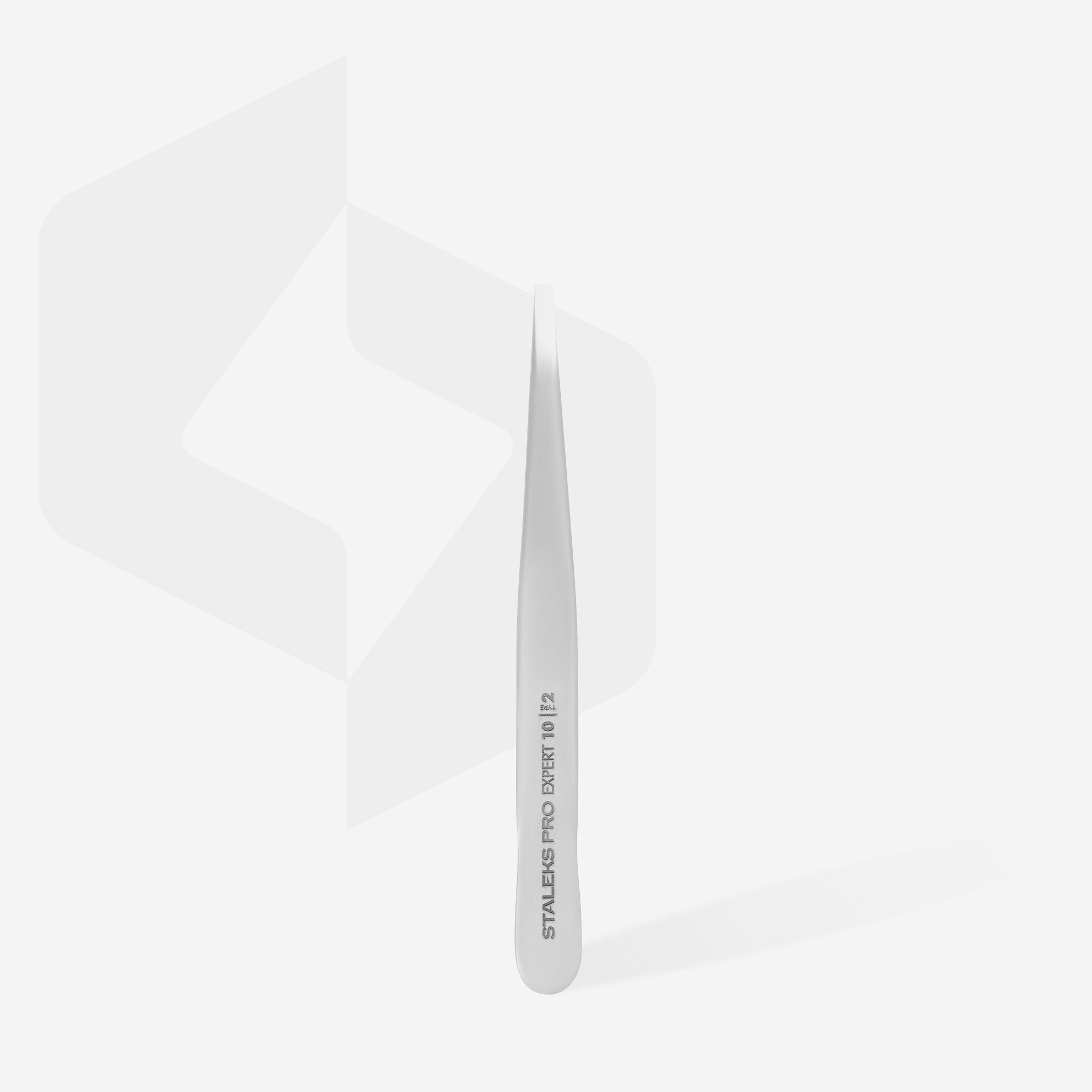 TE-10/2  Eyebrow tweezers Staleks Pro Expert image 1