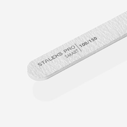 NFB-21/8  Mineral straight nail file SMART 100/150 grit, 5 pcs/set image 1