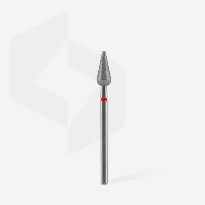 FA100R050/12 Diamond drill bit pointed pear, red