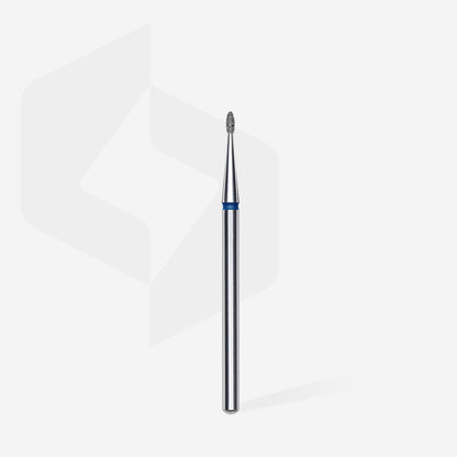 Diamond nail drill bit rounded bud blue EXPERT head diameter 1.2 mm / working part 3 mm