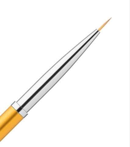 Gold painting brush, size 00/3, nylon pile image 1