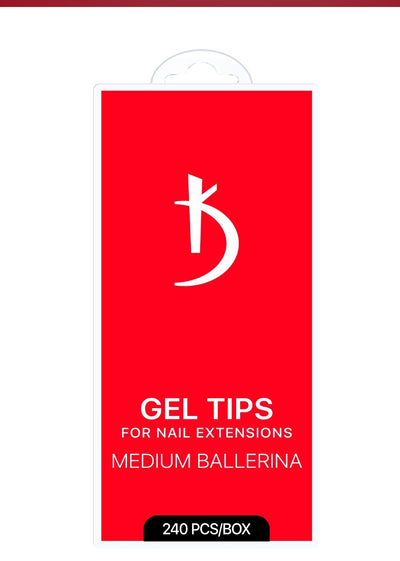 Gel tips for nail extension Medium Ballerina, 240 pcs/pack image 0