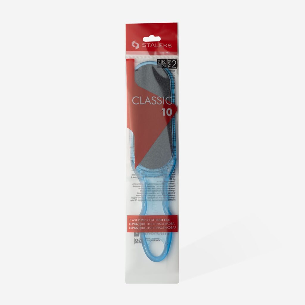 AC 10/2 Plastic foot file 80/120 grit