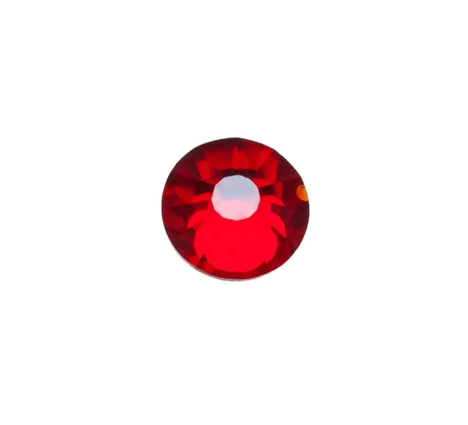 Crystals "Light Siam Satin "SS08 size 2.4 mm 50pcs image 0