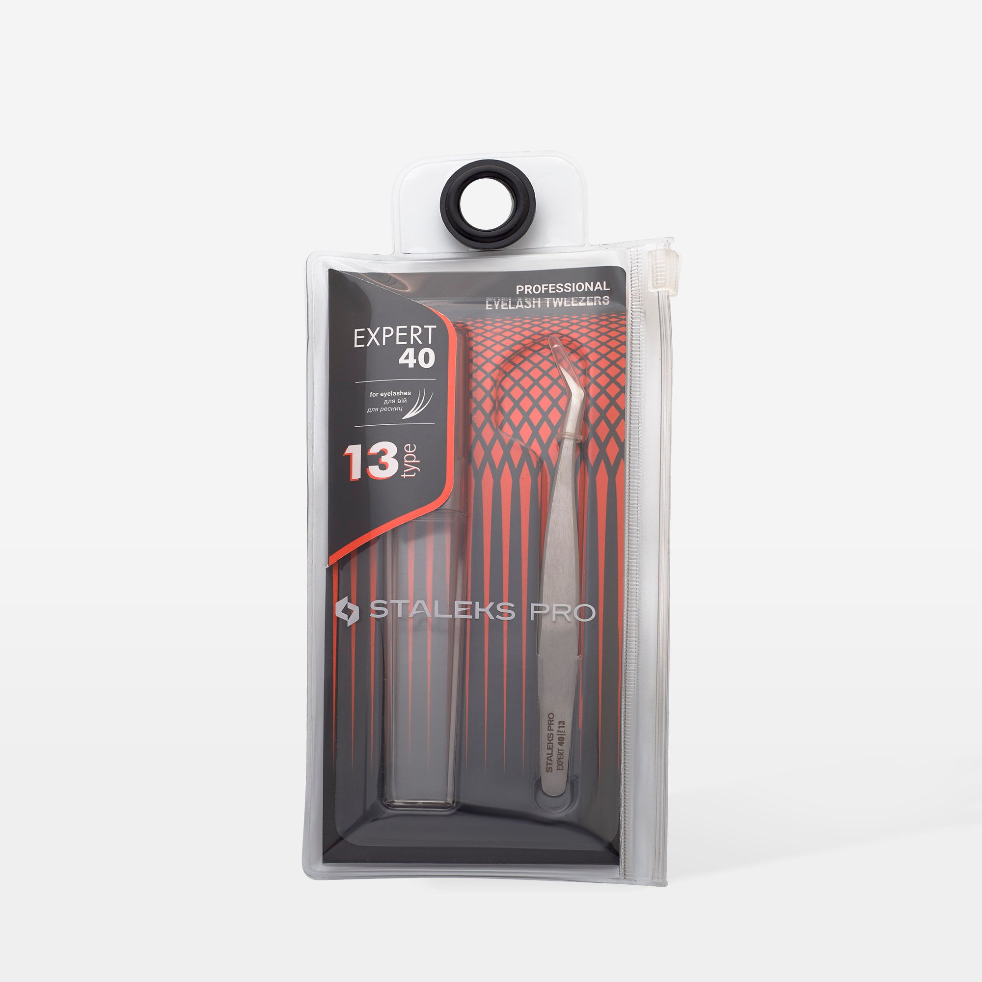 EXPERT TE-40/13, New, Profession Eyelash Tweezers 40°