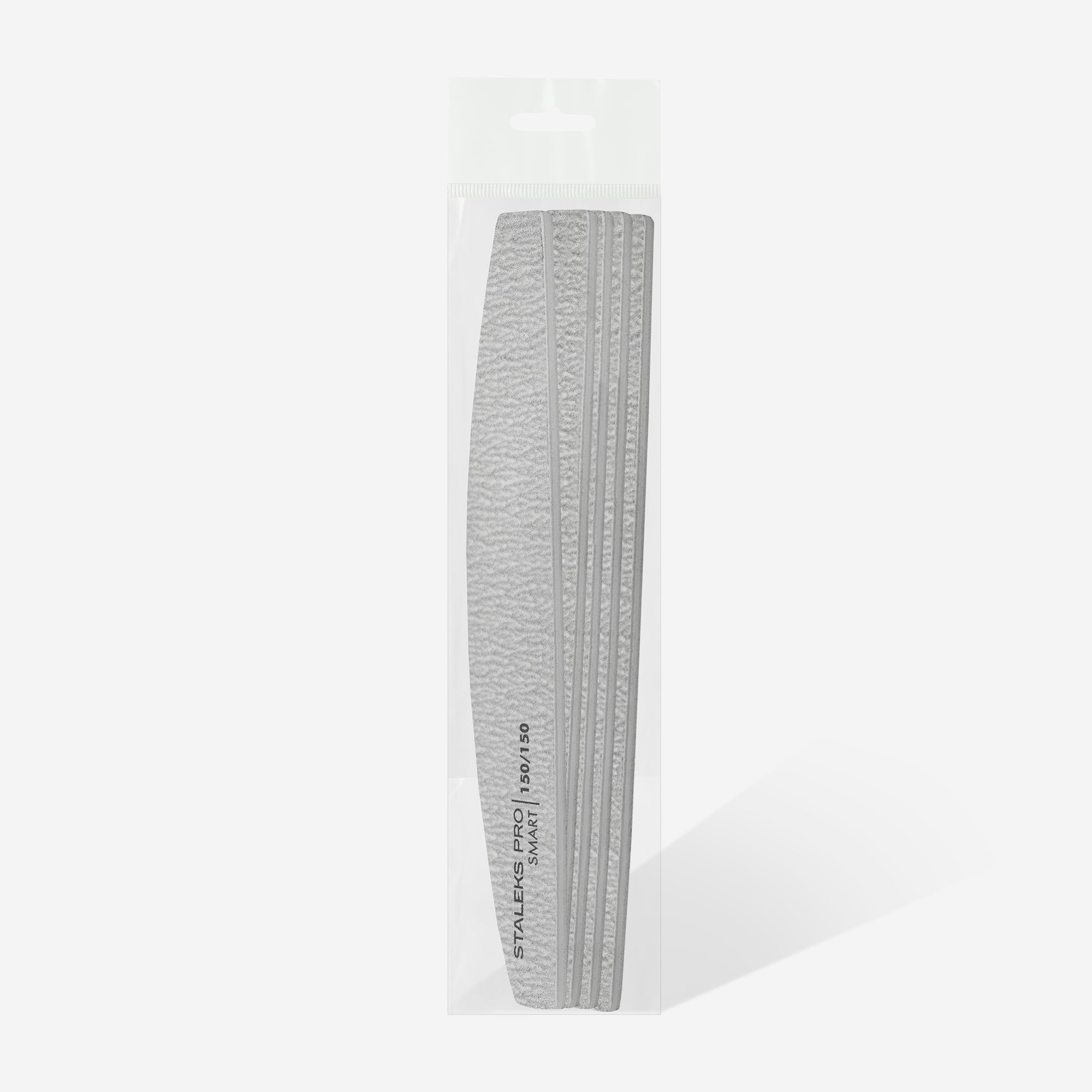 NFB-41/9  Mineral crescent nail file SMART 150/150 grit, 5 pcs/set image 2