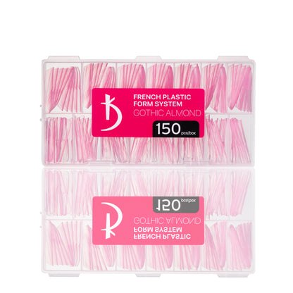 Kodi French plastic forms system " Modern Almond" 150 pcs image 1