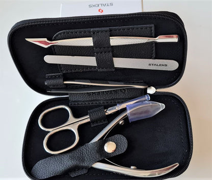 MS-09 b MANICURE SET 'FOR MEN'  BLACK image 0