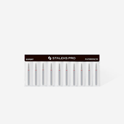 FA70R016/10 DIAMOND NAIL DRILL BIT, "FRUSTUM", RED