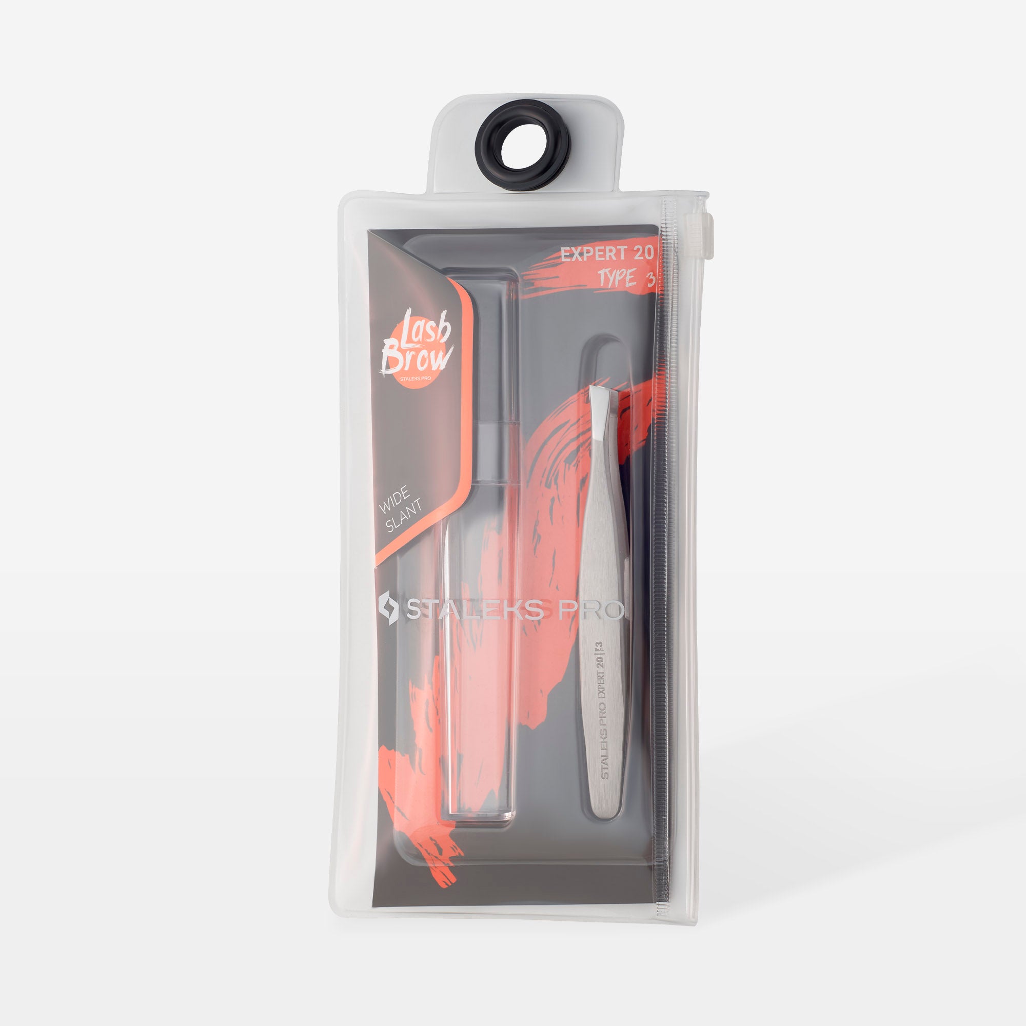 TE-20/3 Eyebrow tweezers Pro Expert 20 Type 3 (wide slant)