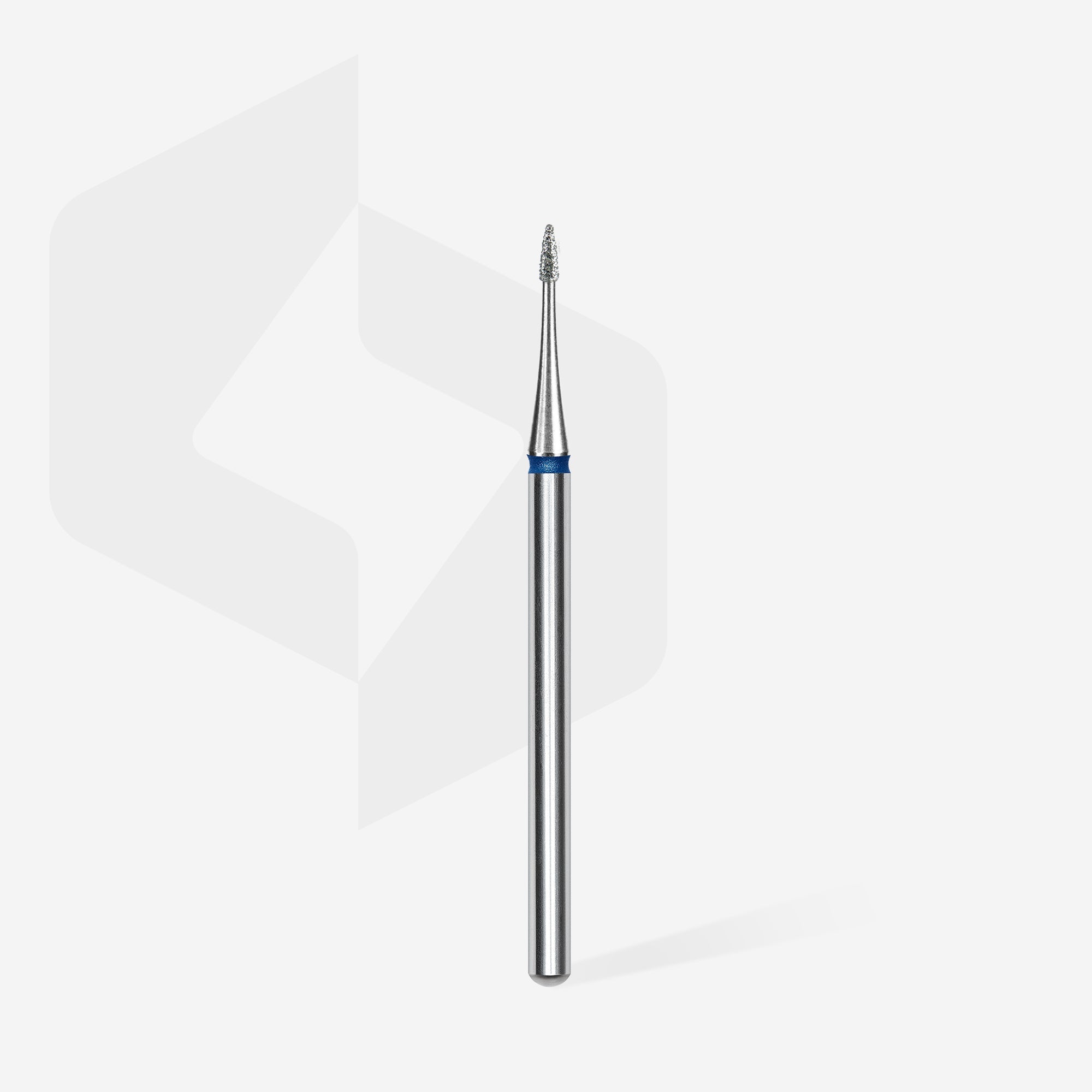 FA12B010/3 Diamond drill bit, flame mini, blue