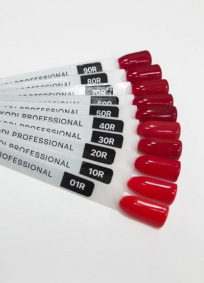 Palette of gel polishes "Red " 13 tips image 1