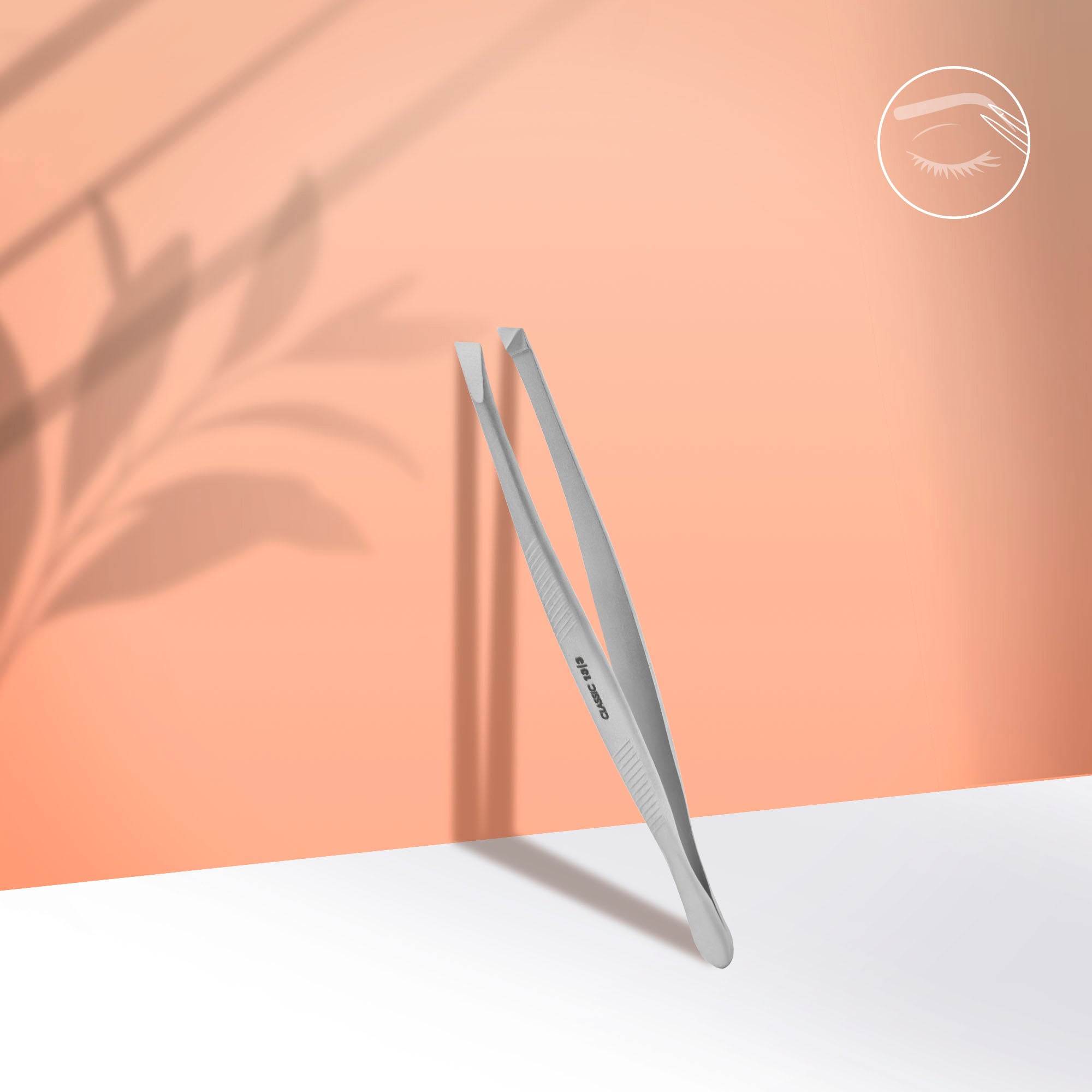 CLASSIC TC-10/3   Eyebrow Tweezers (wide slant) image 0