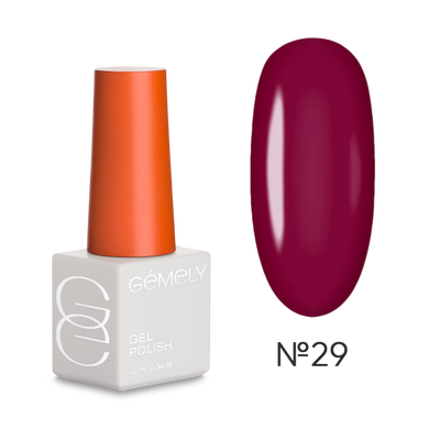 GÉMELY Mono Lac 029 Marsala Pedicure Gel Polish 6 ml