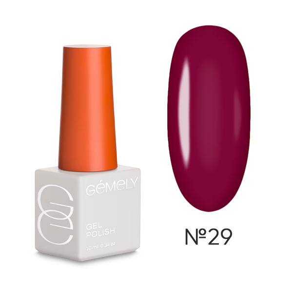 GÉMELY Mono Lac 029 Marsala Pedicure Gel Polish 6 ml