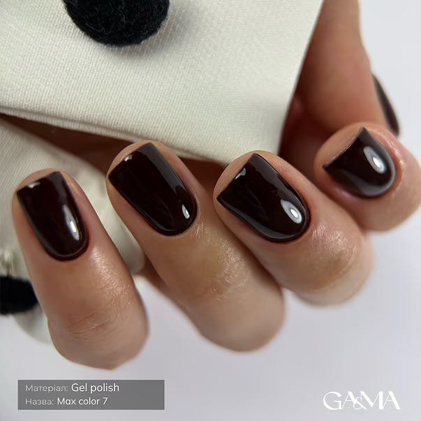 GÉMELY Max Color 007 Black Brown Gel Polish 10 ml