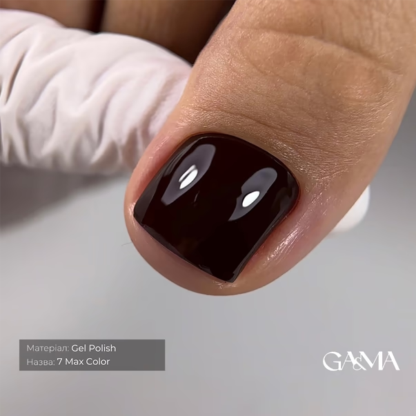 GÉMELY Max Color 007 Black Brown Gel Polish 10 ml