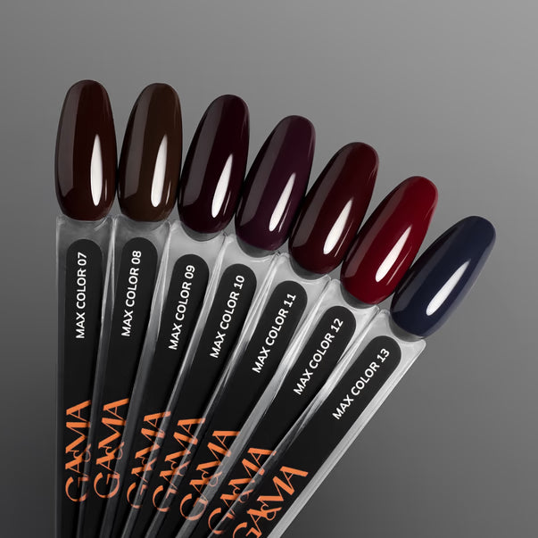 GÉMELY Max Color 010 Black Plum Gel Polish 10 ml
