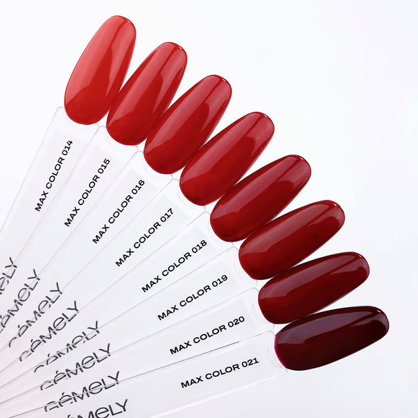 GÉMELY Max Color 014 Bright Red Gel Polish 10 ml
