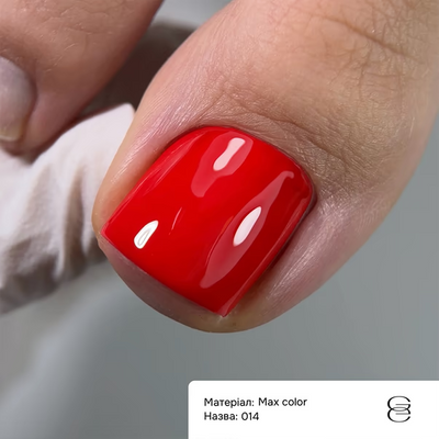 GÉMELY Max Color 014 Bright Red Gel Polish 10 ml