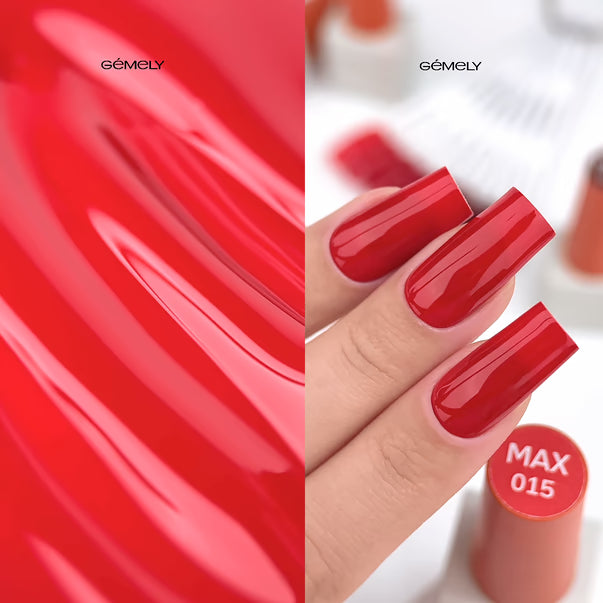 GÉMELY Max Color 015 Classic Red Gel Polish