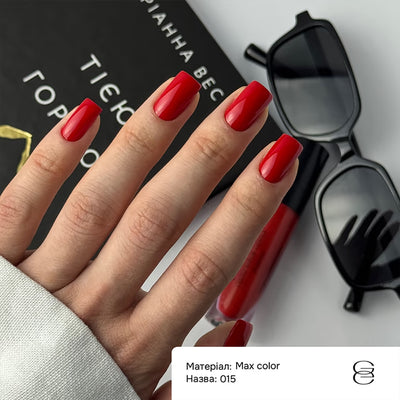 GÉMELY Max Color 015 Classic Red Gel Polish