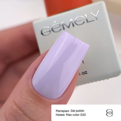 GÉMELY Max Color 023 Light Lavender Gel Polish 6 ml