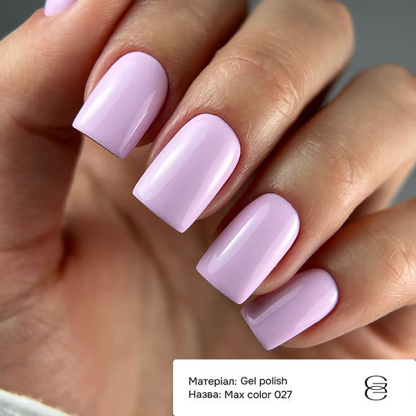 GÉMELY Max Color 027 Lavender Pink Gel Polish 6 ml