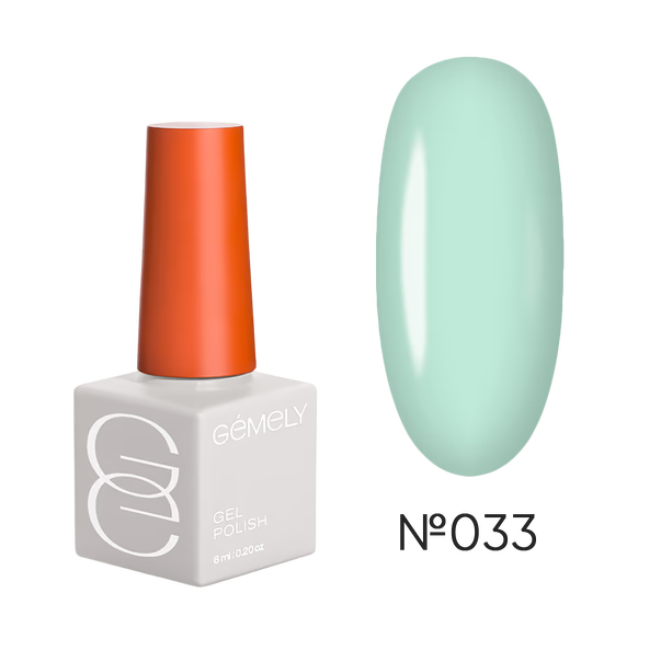 GÉMELY Max Color 033 Milky Green Gel Polish 6 ml
