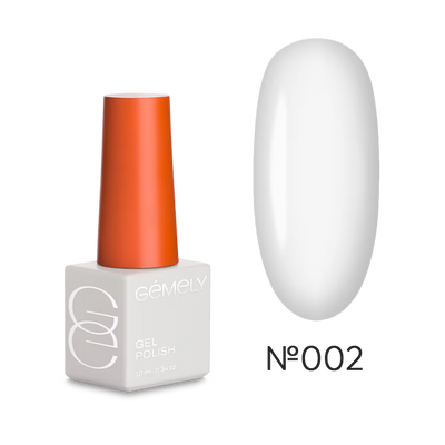 GÉMELY Max Color 002 White Gel Polish, TPO Free