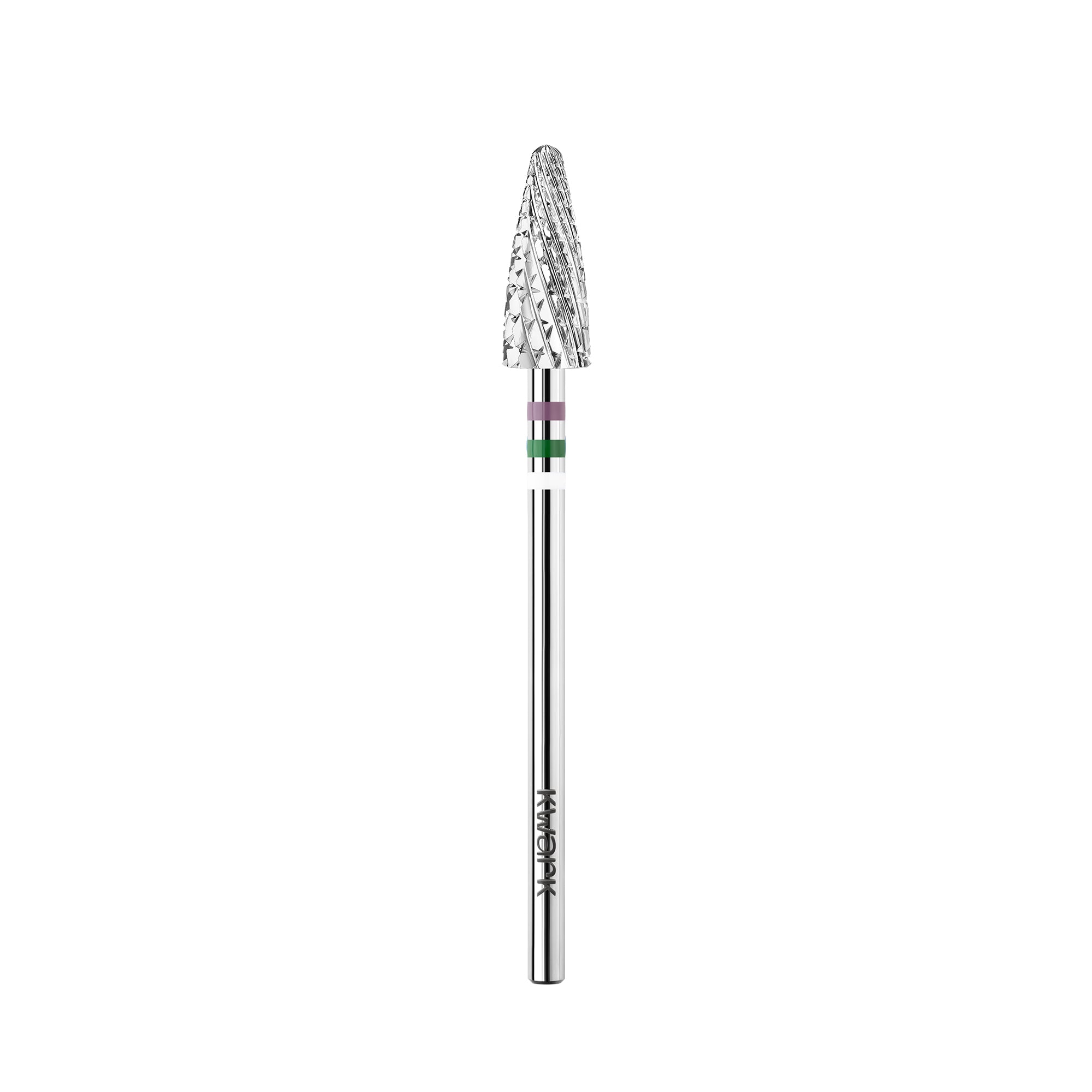 KWARK KANV-5013-L Wide Rounded Cone (Corn), Green-Purple / Left-handed grit