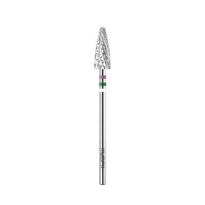 KWARK KANV-5013-L Wide Rounded Cone (Corn), Green-Purple / Left-handed grit