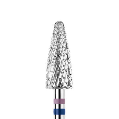 KWARK KANV-5013M Wide Rounded Cone (Corn), Blue-Purple / Right-handed grit