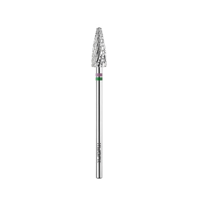 KWARK KANV-5013 Wide Rounded Cone (Corn), Green-Purple / Right-handed grit