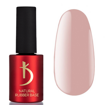 KODI Natural Rubber Base Gel "Natural Beige" 15 ml bottle 