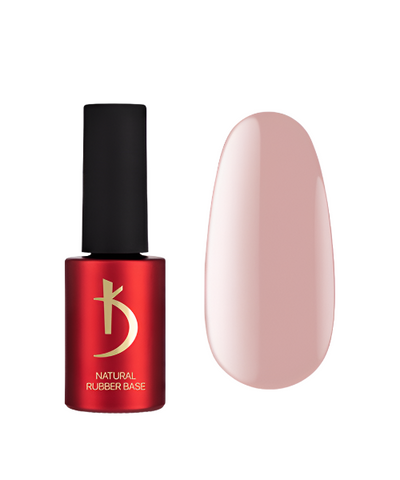 KODI Natural Rubber Base Gel "Natural Beige" 7 ml bottle 