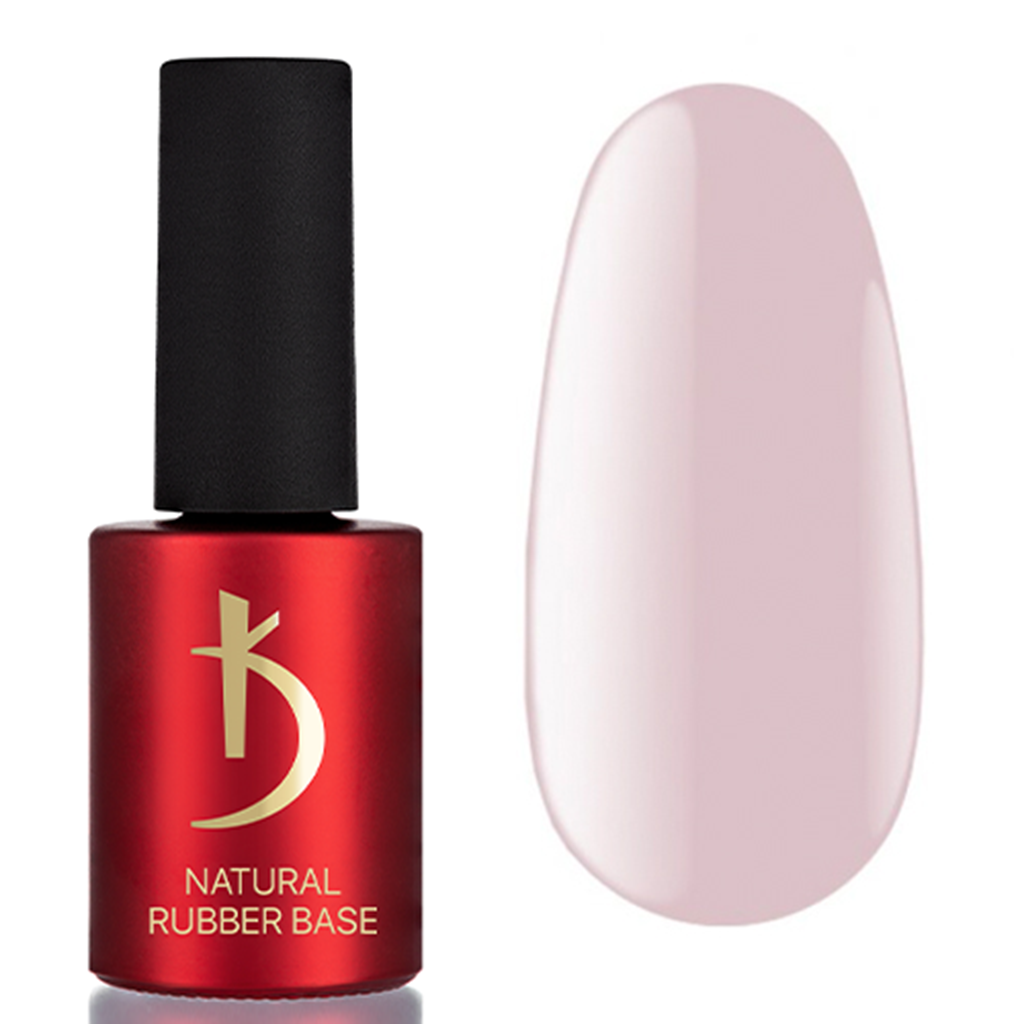 KODI Natural Rubber Base Gel "Pink Ice" 15 ml bottle 