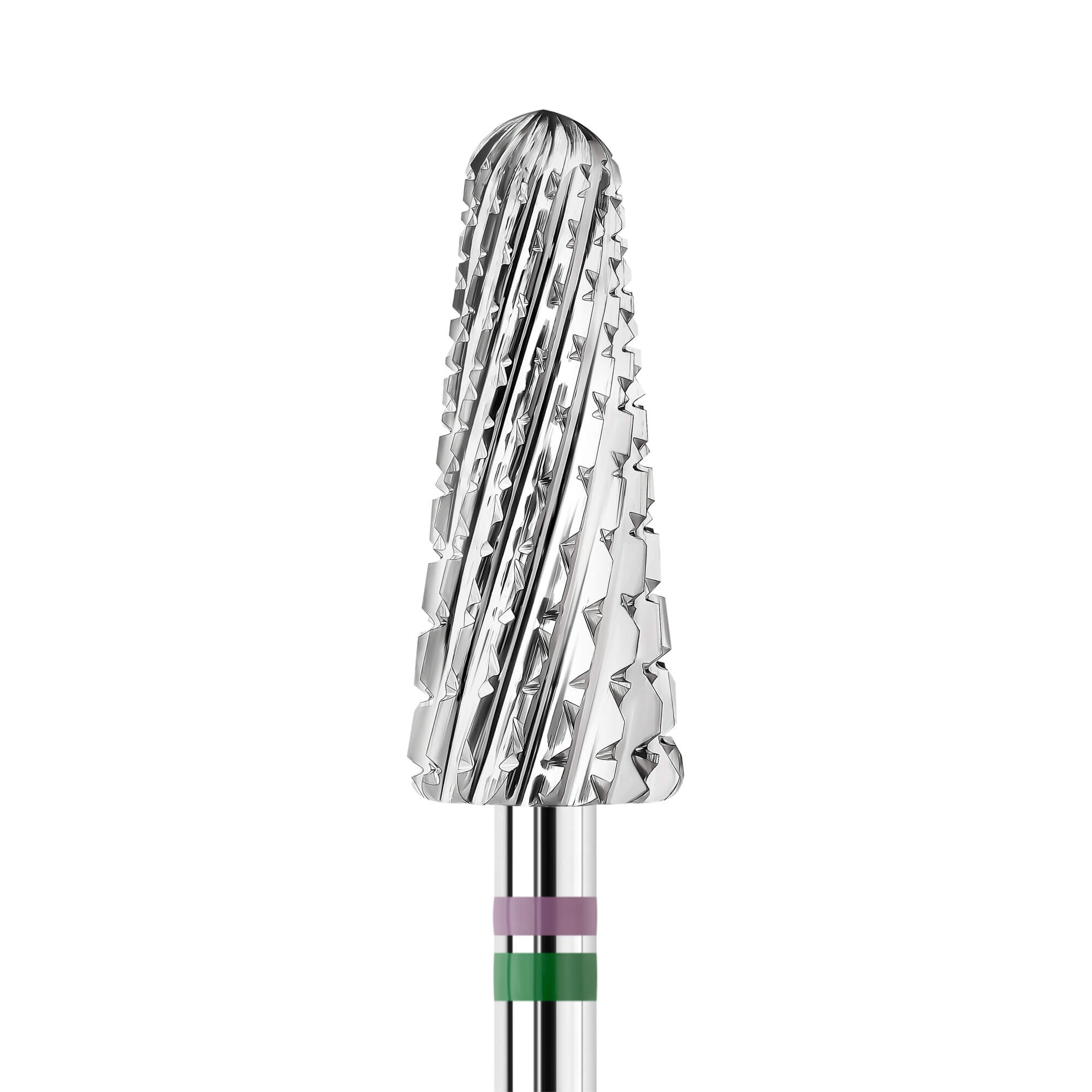 KWARK PAGV-6015 Rounded Cone, Green-Purple grit