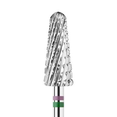 KWARK PAGV-6015 Rounded Cone, Green-Purple grit