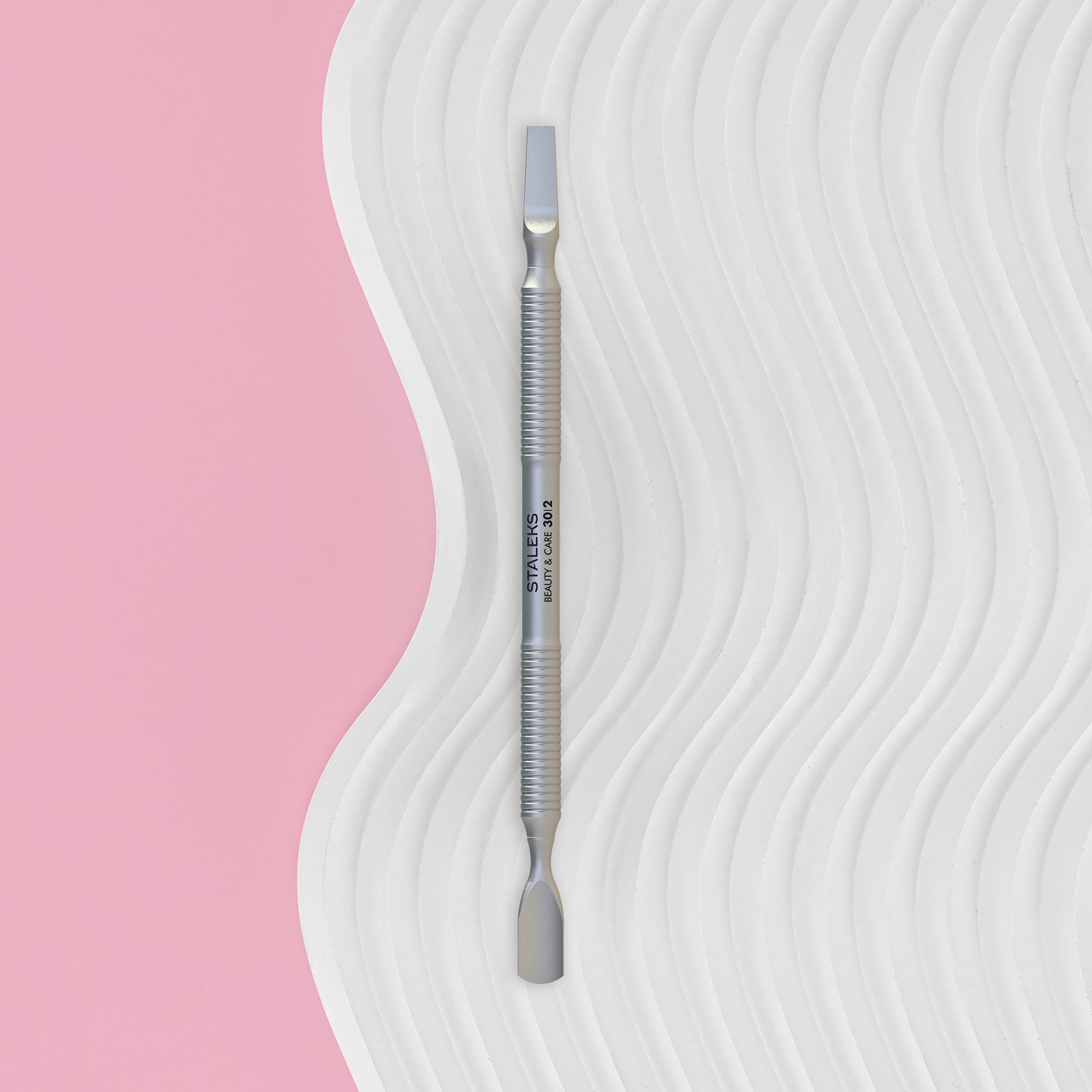 PBC-30/2 STALEKS Manicure pusher BEAUTY & CARE 30 TYPE 2 (rounded pusher and straight blade)