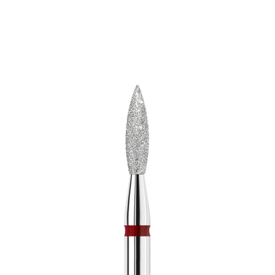 KWARK PL218060FF Sharp elongated flame, Red grit
