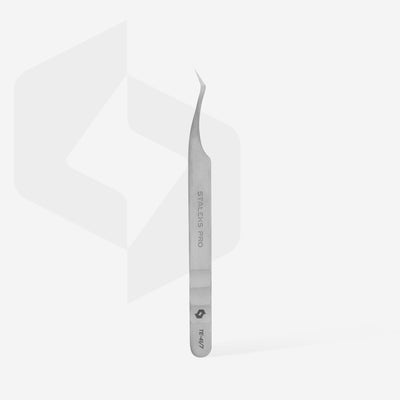 EXPERT TE-41/7, Eyelash Tweezers L-form 30°